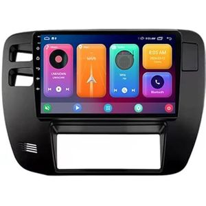 Android 14 autoradio voor Nissan Patrol 1997-2005 Carplay Wireless Android Auto,Dubbel Din autoradio 9 Inch met Navigatie Bluetooth WiFi GPS HiFi RDS/FM+AHD achteruitrijcamera/DVR(A,G5 2G+32G)