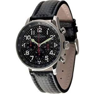 Zeno Horloge Basel Mens Horloge Analoog Automatisch met Lederen Polsband P559TH-3-s1
