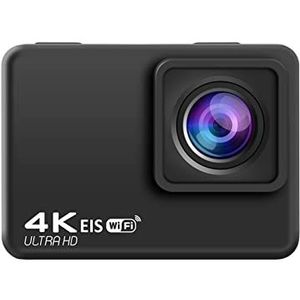 4K actie camera, 2 0MP WiFi waterdichte camera, EIS Touch Screen Sports Camera, Pc Webcam, 170 ° groothoek 40M Onderwater Camcorder met afstandsbediening, Montage accessoires Kit(Size:Option 3,Color:S