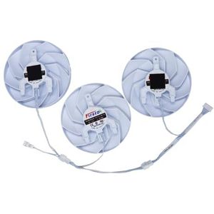 Sapphire PURE RX 7700XT 12G GPU-videokoeler, 7800XT 16GB grafische kaartventilator, FD10015M12D(Triple Fan)