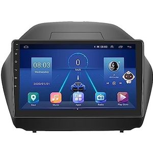 Autoradio Auto Stereo Multimedia Videospeler GPS-navigatie Eenvoudig Te Installeren(4 64G)