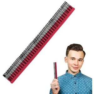 3 rijen ontwarrende kam, haarstyling modelleringskam, kruldefiniërende borstel, kappersgereedschap voor scheiden, stylen, definiëren, verbeteren en stimuleren van krullen/3653
