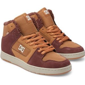 DC Shoes Manteca 4 Hi WR - Heren leren schoenen ADYS100787, Bruin Bruin Wit, 40.5 EU