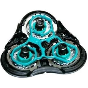 RQ11 Vervangende scheerhoofden voor RQ1190 RQ1160CC, precisiemessen, glad scheren, eenvoudig kliksysteem, compatibel met RQ1180CC RQ1131 RQ1141 RQ1145 RQ1175 RQ1195 RQ1150X (1 stuk)