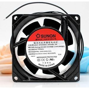 Original SF23080A 220-240V 18/16W 2083HBL.GN 80 * 80 * 38MM cabinet cooling fan