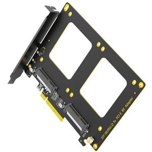 Wdbild Twee SFF 8639 HDDs naar PCIe4.0 8X Adapter PCIe Bifurcatie Voor Computer Verbinding En Uitbreiding Twee Adapter