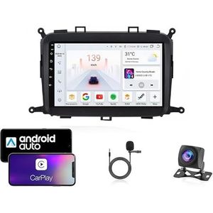 Android 13 Dubbel Din Auto Stereo Touchscreen Auto Stereo Voor KIA Carens 2013-2018 Met Bluetooth GPS Navigatie WiFi FM Radio USB/SWC/Plug en Play Ondersteuning Carplay&Android Auto(4 Core Wifi 1G+16G