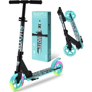 Suotu - Kinderscooter - Blauw - Aluminium - 2 LED Wielen