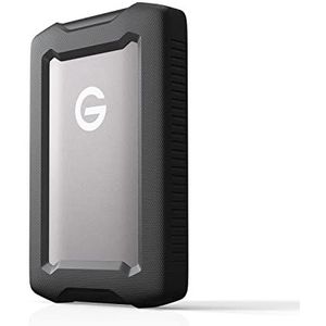 SanDisk PROFESSIONAL G-DRIVE ArmorATD 2 TB Robuuste En Draagbare Harddrive (Leessnelheid Tot 140 MB/s, Schrijfsnelheid Tot 130 MB/s, USB C Poort, Thunderbolt 3, USB 3.0)