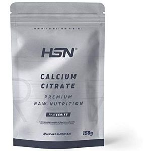 HSN Calciumcitraat | Calciumcitraatpoeder | 100% zuiver poeder, maximale absorptie | bot en zenuwstelsel gezondheidssupplement | veganistisch, glutenvrij, lactosevrij, natuurlijke smaak, 150g