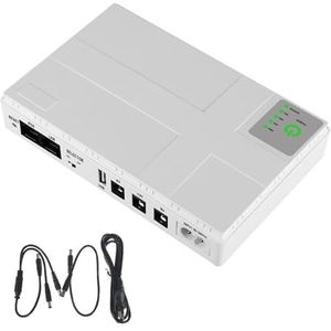 10400 mAh Mini Draagbare UPS 5V, 9V, 12V Uninterruptible Power Supply Multipurpose Mini UPS Batterij Backup for Wifi IP Cam(10400 mAh-EU-1A-01)