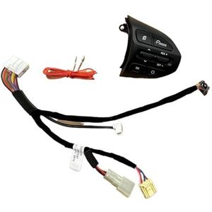 Stuurwielknoppen Voor Kia K2 Voor RIO Voor X-LINE 2017-2019 4 Multifunctioneel Stuurwiel Bluetooth Vaste Snelheid Cruise Control Knop Audioschakelaar(Lavender)