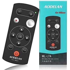 AODELAN Camera Draadloze ontspanknop afstandsbediening voor Nikon COOLPIX P1000 P950 B600 A1000 Z50 Z fc, vervangt Nikon ML-L7