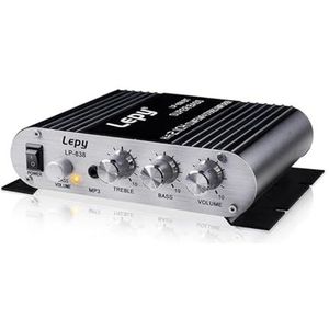 Audioversterker, 2. 1CH 40W 2x20W Digital Car Power versterker Hi-Fi Stereo Basversterker Audio-ondersteuning van 2 luidsprekers en een subwoofer(Updated AmplifierSet)
