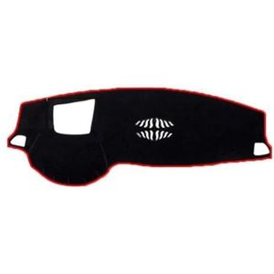 Dashboardafdekking Auto LHD Dashboard Cover Dashmat Tapijt Dash Mat Antislipmatten Voor BMW X6 E71 2008 2009 2010 2011 2012 2013 2014 Antislipmat (Color : Red-with HUD)