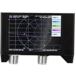 Antenne-analysator, Antenne-analysator NanoVna SAA-2N VNA 50 kHz -3 GHz Vectornetwerk 4 inch LCD, HF VHF UHF Meet S-parameters, voor netwerkkabeldiagnostiek