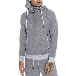 Redbridge Jogger Hoodie heren sweatpants hoodie joggingset trainingspak trainingspak, Hoodie - Grijs, XXL