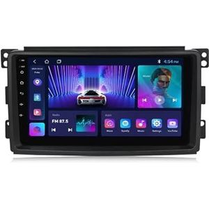 9 Inch HD Touch Screen Android 12 Autoradio Voor Benz Smart 2006-2009 - Ondersteuning Draadloze CarPlay/Android Auto/Spiegellink/RDS/WiFi/Bluetooth/GPS Navigatie Achteruitrijcamera (Size : M700S - 8