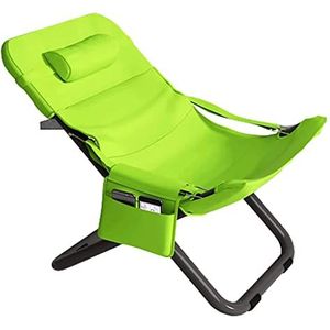 klapstoel Klapstoel Verstelbare campingstoel met drie snelheden, ademende stoffen fauteuil, hoge belastbare klapstoel voor thuis draagbaar
