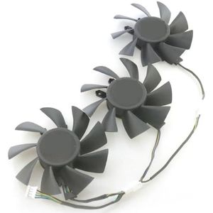 3 stuks 12V 85mm 4-pins GPU-ventilator voor ZOTAC RTX2060 GTX1660 1660tiS X-GAMING HA grafische kaartkoelventilator