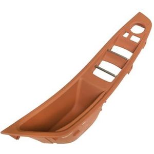 Binnendeur Handvat Auto Voor BMW 5 Serie F10 F11 520i 523i 525i Voor Links Beige Zwart Bruin Auto Interieur F10 Deurarmsteun Paneel Deurgreep Vervanging(Model A Champagne)