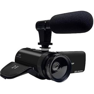 Videocamera Camera for conferentie Media Interview Live Stream Recorder met microfoon HD camera