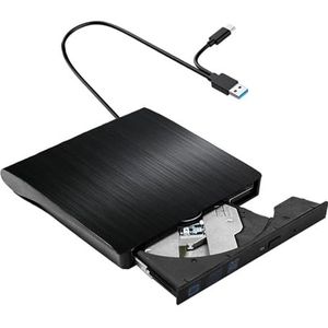 Externe dvd-drive USB 3.0 Type-C draagbare cd-dvd-speler brander schrijver for desktop laptop Soepele werking
