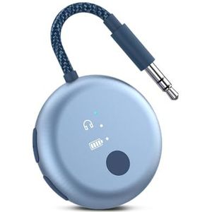 Avantree SoundJet R1 – Bluetooth vliegtuigadapter voor koptelefoons & AirPods, aptX Adaptive, 20u batterijduur, draadloze audiozender met Qualcomm-chip voor reizen en vluchten