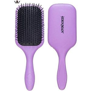 Denman Tangle Tamer Ultra Paddle Brush - Purple Brush