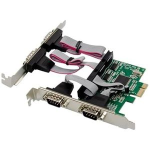 PCI-E X1 CH384L 4S DB9 RS232 Seriële haven native industrieel Com1 Serial Port Expansion Card, onafhankelijke 4 seriële poorten
