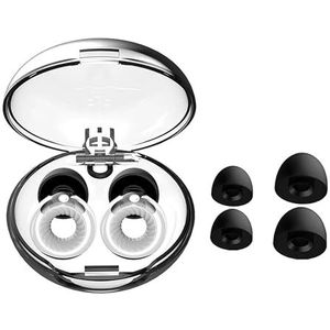 Anti-geluid slaap geluiddichte oordopjes siliconen diepe slaap ruisonderdrukking concert oordopjes herbruikbare ruisonderdrukking benodigdheden (O)