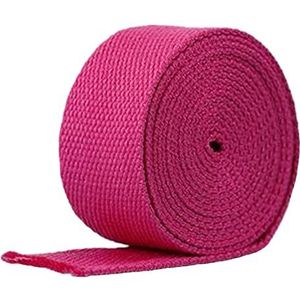 DQZRTUECA Polyester katoenen band, veelkleurig, 38 mm x 5-20 meter(Rose Red,38mm x 5Yards)
