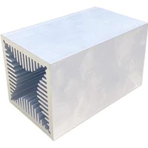 FULIMEI High-power luchtgekoelde Radiator Profiel 60 * 60 * 100 150mm Elektronische Eindbuis Buis Windtunnel Fin Heatsink(150mm with 12v fan)