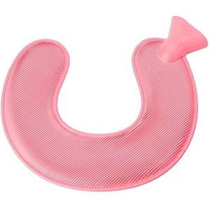 DieffematicRSD Warmwaterkruik Soild Kleur Warmwaterkruik vormige Natuurlijke Rubber Verwarming Warmwaterzak Fles voor Nek Schouder Pijnbestrijding Winter Warmer (Color : Pattern 2)