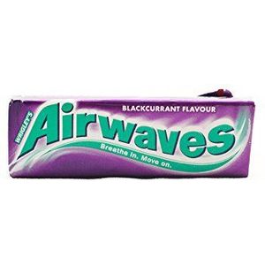 Wrigley's AirWaves Blackcurrant kauwgom (30 pakjes (volledige doos))