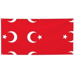 Verjaardagsfeestbanners, themaspellen feestbenodigdheden - ideaal voor Halloween en kerst-vlag van Turkije
