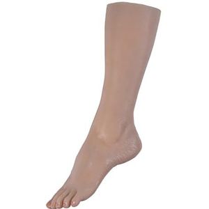Platina Siliconen Vrouwelijke Voet Model Levensechte Simulatie Been for Schieten Rekwisieten Schets Tekening Schoen Display Voeten Fetish Art ZHT3(All bone,One pair)