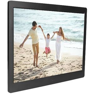 16 Inch High Definition 4:3 LCD Digitale Fotolijst, Automatische Diavoorstelling met Plug and Play, Achtergrondmuziek, Meerdere Bedieningsmethoden, Eenvoudig Te Gebruiken en Te