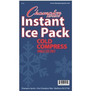 Champion Sports Instant Cold Compress(geval van 16)