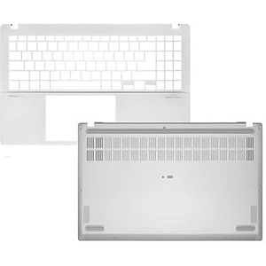 Palmrest Case Boven- en onderbehuizing Base Cover Compatibel met ASUS Fearless Pro15 2024 Vivobook S15 S5507 S5507Q Laptop Zilver