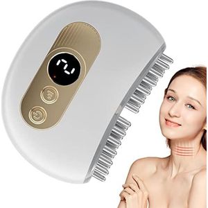 Elektrische Hoofdhuid Massager - 4 Modi Huidverzorgingstools Sha,EMS Lifting Massager Scalp Massager Hoofdkrabber voor het ontspannen van het hoofdlichaam Yanquan