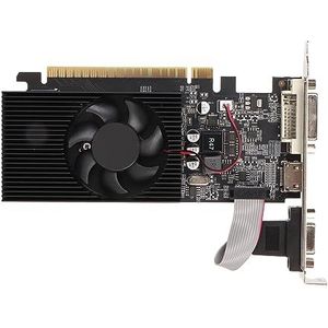 PC-Grafische Kaart, Ondersteuning voor DVI VGA-gaming Grafische Kaart 600 MHz Geheugenfrequentie Snelle Koeling GT610 2G GDDR3 64-bit Plug-and-play met Koelventilator voor