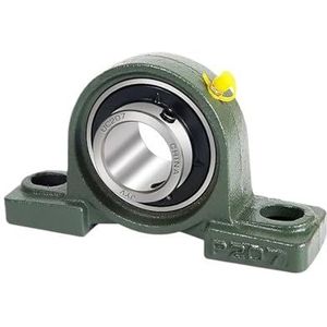 SSDXFJZR 2 stuks UCP201 UCP202 UCP203 UCP204 UCP205 UCP206 UCP207 boorgaten voor spindellagers 12/15/17/20/25/30 mm, solide basis (Ucp206 30 mm)