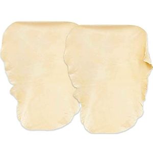 CARALL 2 stuks autoleer 40 x 50 cm, auto-droogdoeken, spons van suède, onregelmatige vorm