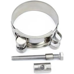 Yvxotrxnk Roestvrijstalen slangklemmen, 17-252 mm, heavy duty uitlaat, waterpijpklemmen, hoge sterkte verzegeling, Worm Gear clips (86-91 mm)