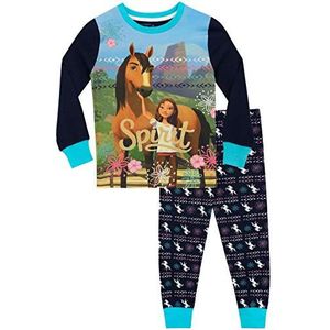 DreamWorks - Spirit Riding Free - Pyjama - Blauw - Nauwsluitend 134