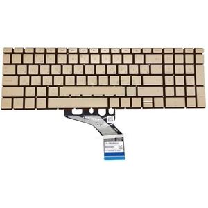 RU Russisch laptoptoetsenbord met achtergrondverlichting voor HP 15-GW 15Z-GW 250 255 G7 15-CS 15T-CS000 16-A TPN-C135 L13320-251 toetsenborden gouden toetskap(RU Gold BACKLIT)