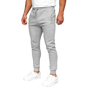 BOLF Heren Joggingbroek Sportbroek Jogger Trainingsbroek Sweatpants Fitness Jogpants Slim Fit Street Style CK01 Grijs XL [6F6]