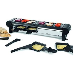 Boska Raclette Maxi 220V - voor Smelten en Grillen - 4 Personen - Zwart