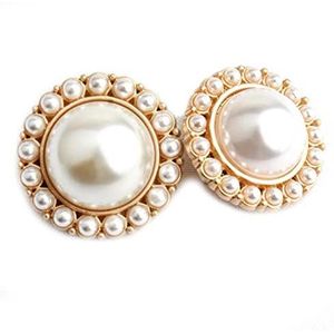 Button， Knopen Naaien Crafts， 10 Stuks 15/20/25 Mm Mode Parel Knoppen for Kleding Vrouwen Diy Naaien Accessoires Knoppen for jasje Shirt(Golden,15mm)